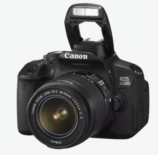 Canon 650D with 18-55mm lens