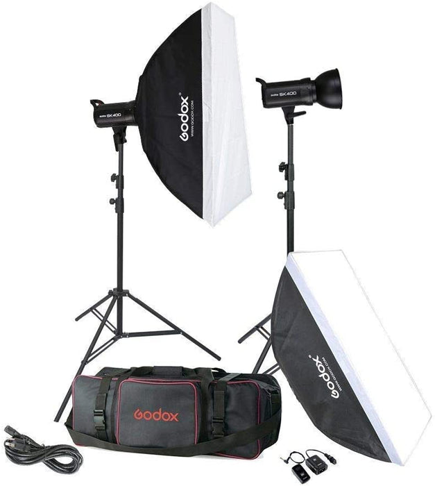 GODOX SK400II 800W 2.4G Photography Flash Studio Strobe Kit