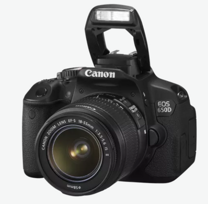 Canon 650D with 18-55mm lens