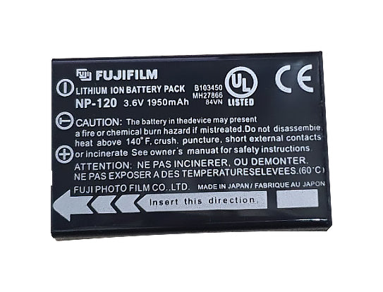 Fujifilm NP-120 Rechargeable battery – Festo Camera Group