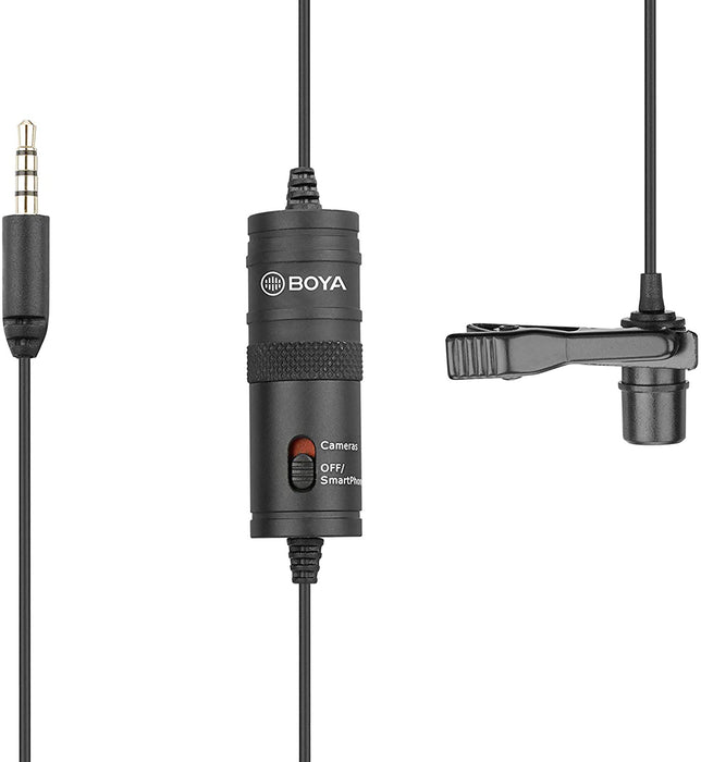 BOYA BY-M1 3.5 mm Lavalier Microphone for Smartphone