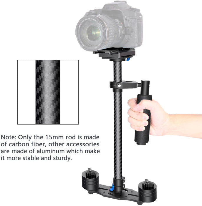 Neewer Carbon Fiber 24 inches/60 Centimeters Handheld Stabilizer