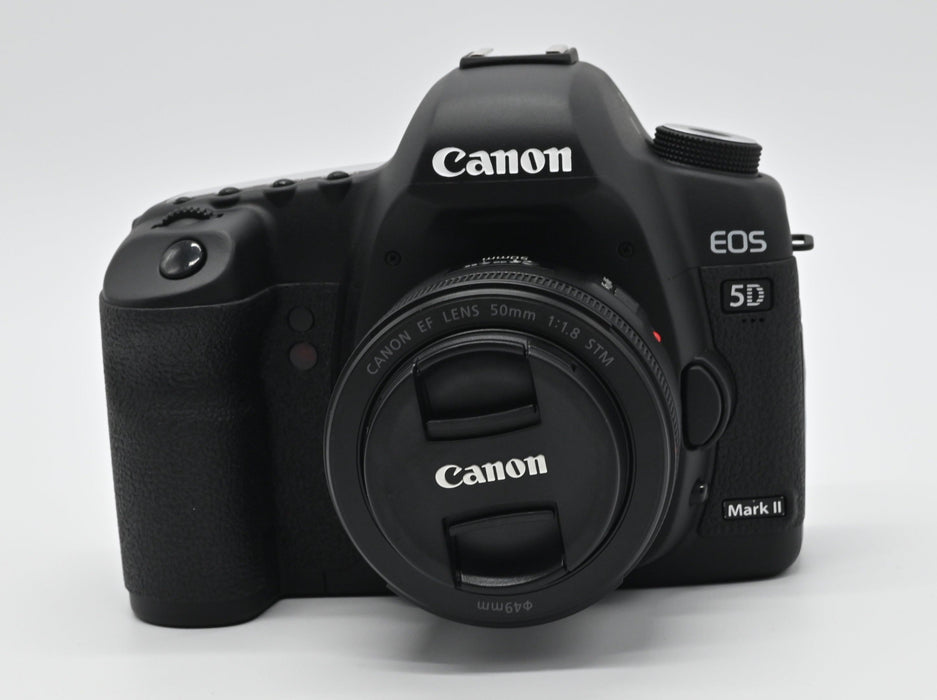 Canon 5D Mark II with 50mm lens f1:8 STM lens (Used)