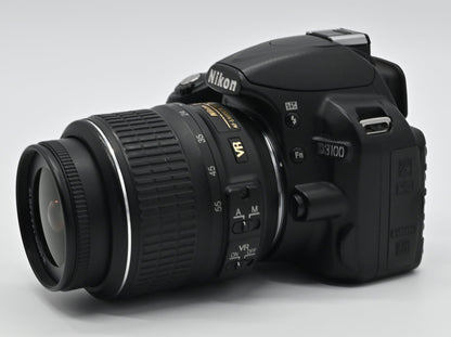 Nikon D3100 with 18-55mm lens