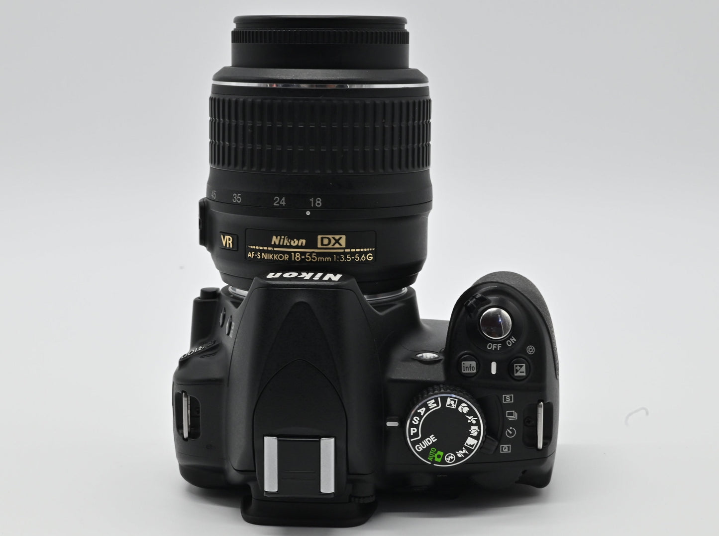 Nikon D3100 with 18-55mm lens