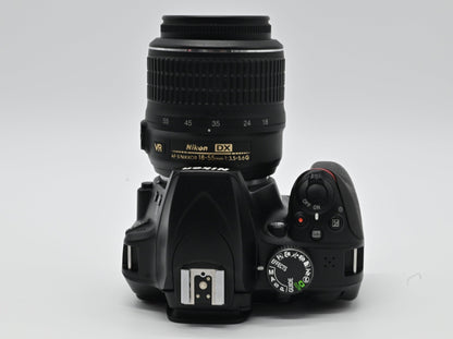 Nikon DSLR 3400 with 18-55mm lens