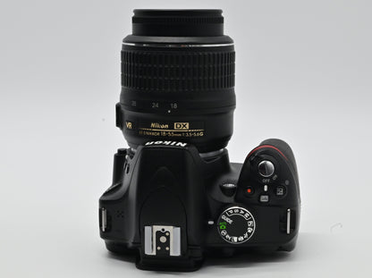 Nikon D3200 with 18-55mm VR Lens