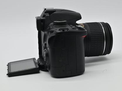 Nikon D5000 with 18-55mm lens