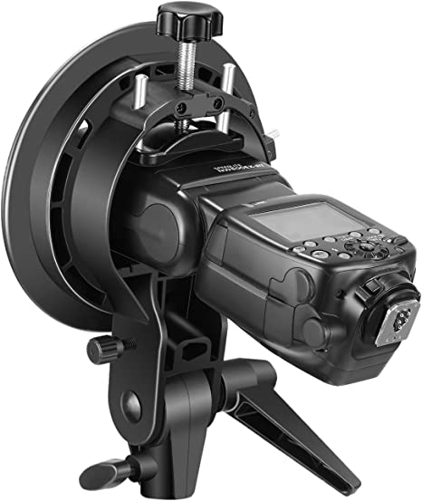 Neewer S-Type Bracket Holder with Bowens Mount for Speedlite Flash Sno ...