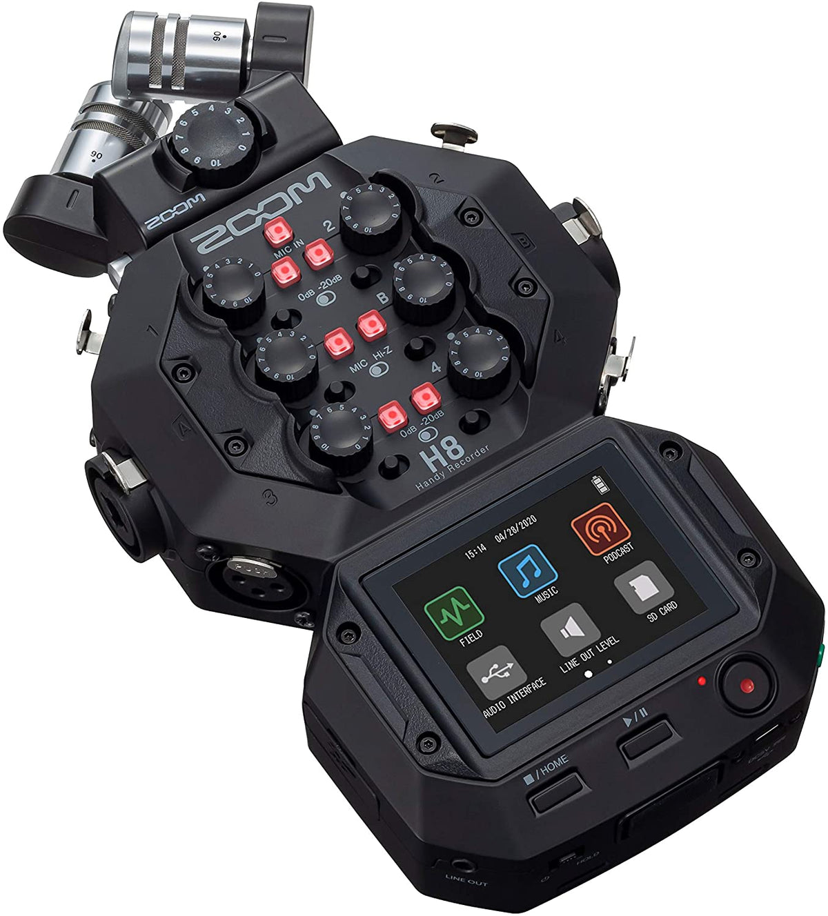 Zoom H8 – Portable Audio Recorder — Festo Camera Group