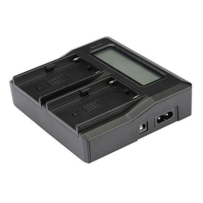 Bevik Lcd Dual Channel Charger For Sony BP-U30 BP-U60... Battery series