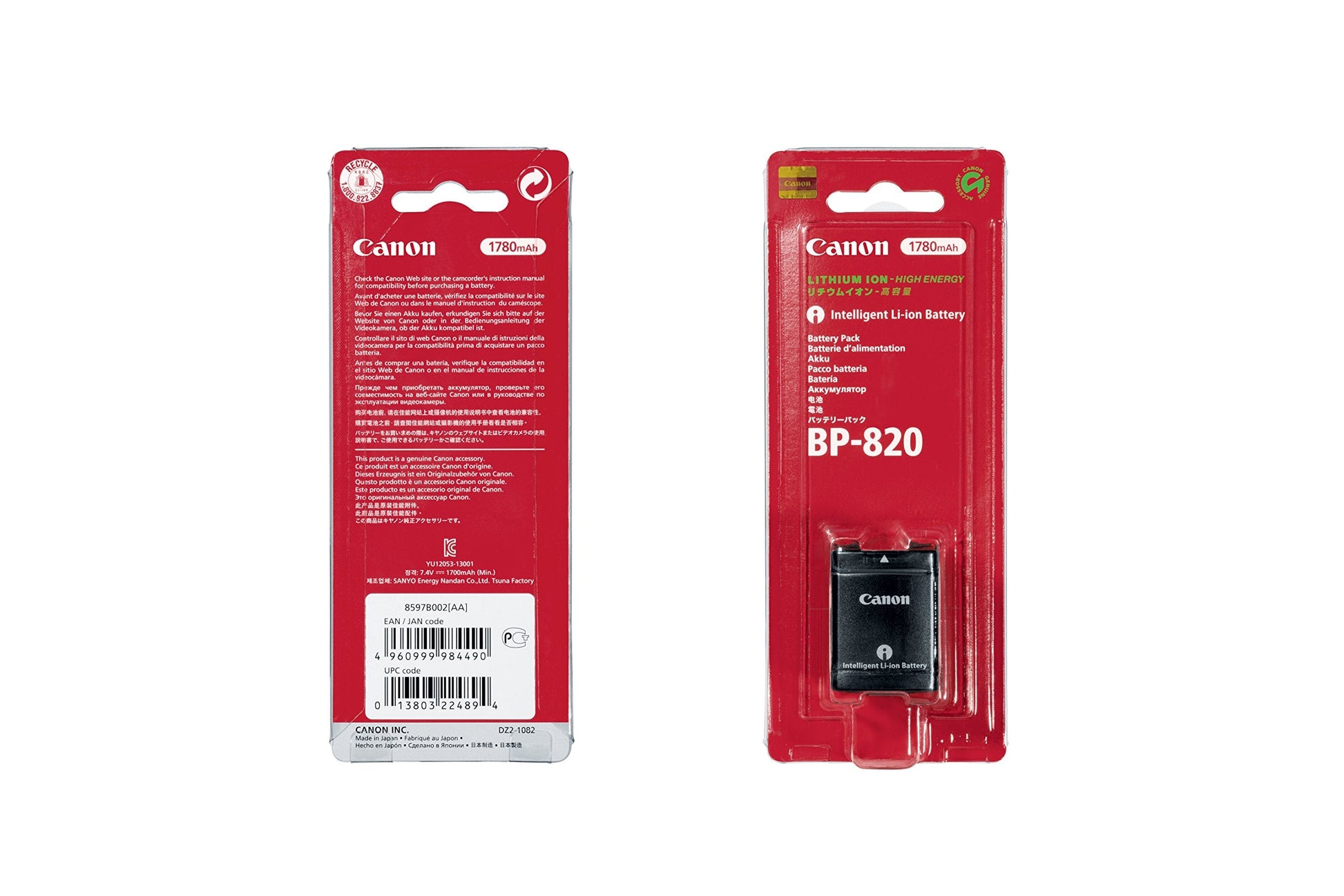 Canon BP-820 Lithium-ion Battery – Festo Camera Group