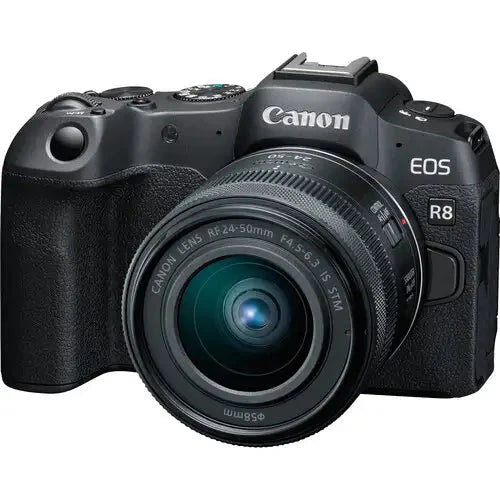 Canon Eos R8 Mirrorless Camera + Rf 24-50mm F/4.5-6.3 Is Stm Lens