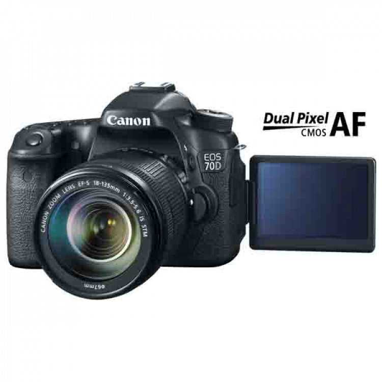 Canon 70D with 18-55mm Lens