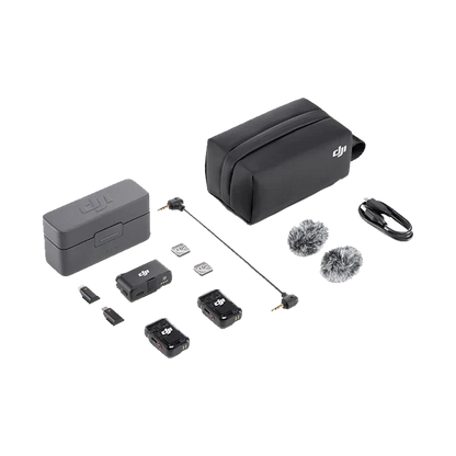 DJI MIC 2 (2TX+1RX+Charging Case) 2-Person Wireless microphone system