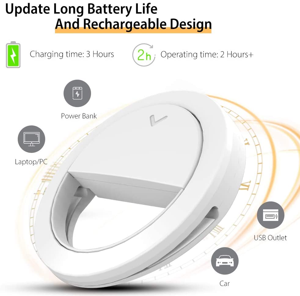 Selfie Ring Light for iPhone and other models